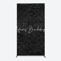 Lofaris Vintage Art Black Brick Wall Arch Photography Backdrop