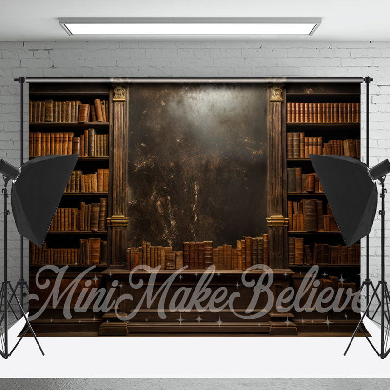 Lofaris Vintage Bookcase Rusty Wall Photoshoot Backdrop