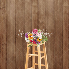 Lofaris Vintage Brown Retro Wood Texture Backdrop For Photo