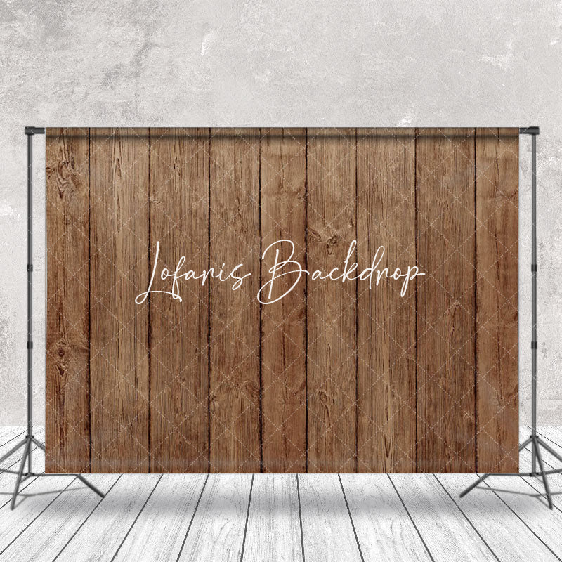 Lofaris Vintage Brown Retro Wood Texture Backdrop For Photo