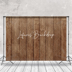 Lofaris Vintage Brown Retro Wood Texture Backdrop For Photo