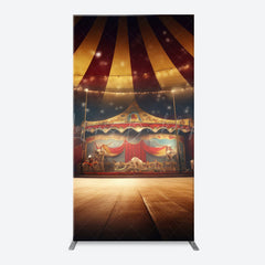 Lofaris Vintage Circus Tent Stage Arch Birthday Backdrop