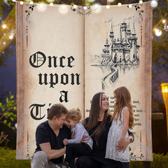 Lofaris Vintage Fairy Tale Books Custom Birthday Backdrop