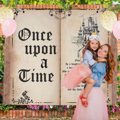 Lofaris Vintage Fairy Tale Books Custom Birthday Backdrop