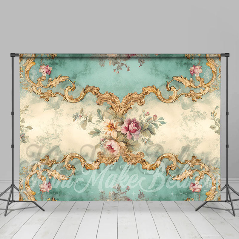 Lofaris Vintage Floral Pattern Fine Art Photoshoot Backdrop