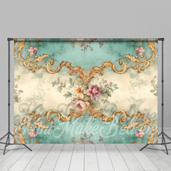 Lofaris Vintage Floral Pattern Fine Art Photoshoot Backdrop