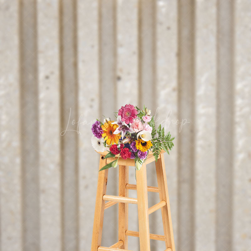 Lofaris Vintage Grey Marble Texture Photo Booth Backdrop