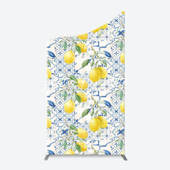 Lofaris Vintage Mediterranean Lemon Arch Birthday Backdrop