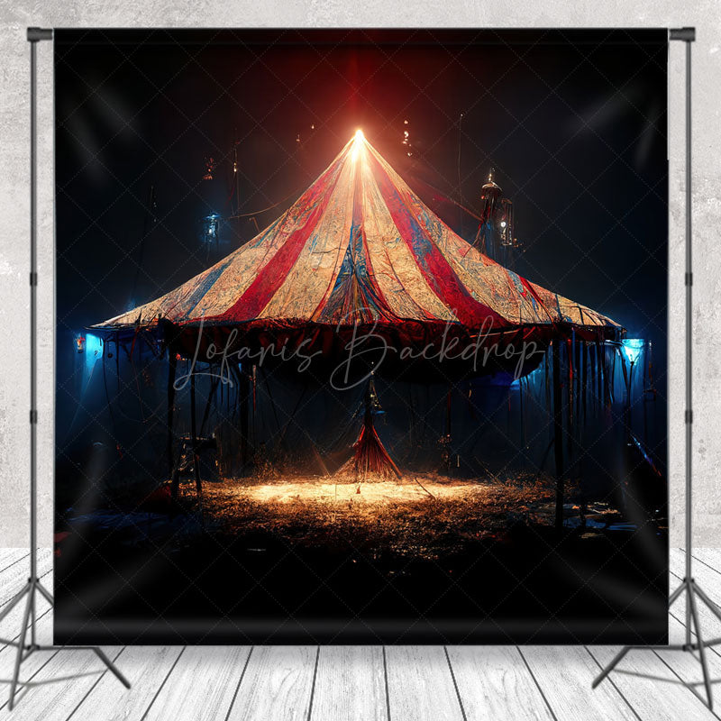Lofaris Vintage Mysterious Night Circus Tent Photo Backdrop