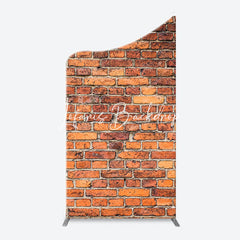 Lofaris Vintage Red Brick Wall Arch Backdrop For Birthday