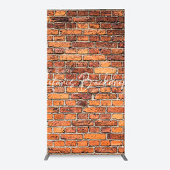 Lofaris Vintage Red Brick Wall Arch Backdrop For Birthday