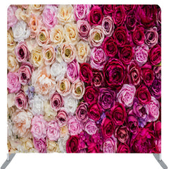 Lofaris Warm Romantic Colorful Roses Valentines Day Backdrop