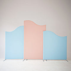 Lofaris Wave Top Arch Chiara Wall Party Frame 3 Piece Set