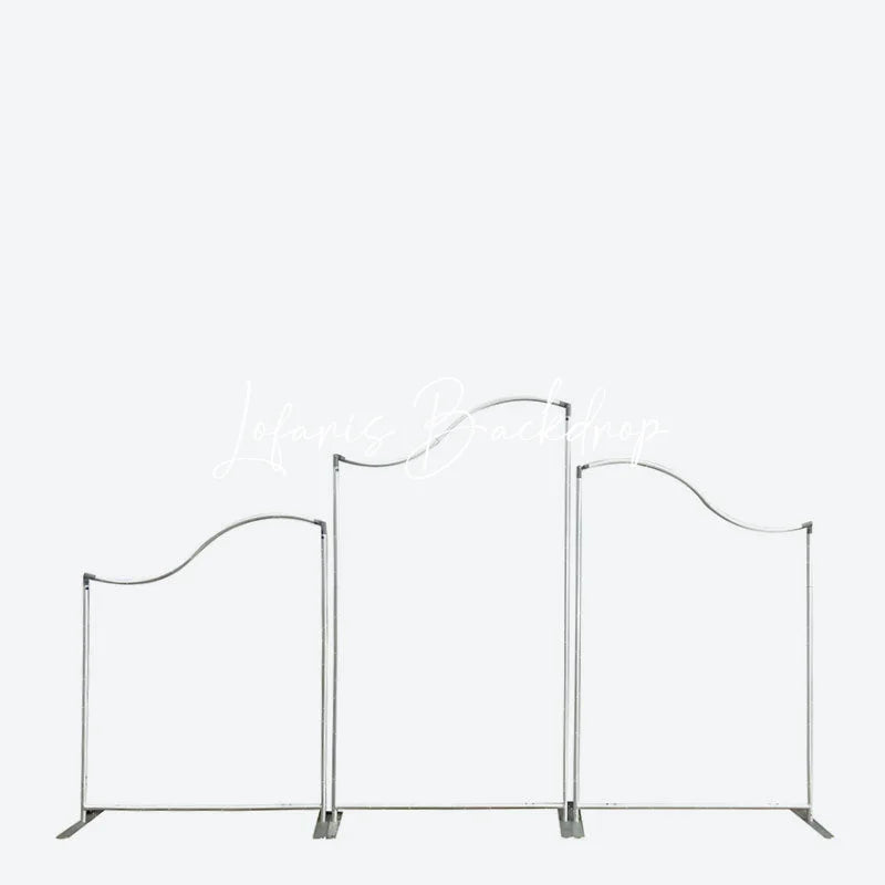 Lofaris Wave Top Arch Chiara Wall Party Frame 3 Piece Set
