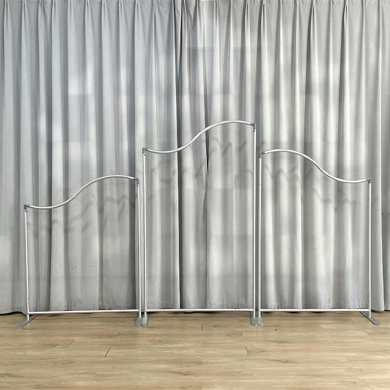 Lofaris Wave Top Arch Chiara Wall Party Frame 3 Piece Set