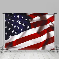 Lofaris Waving American Flag Backdrop For Independence Day