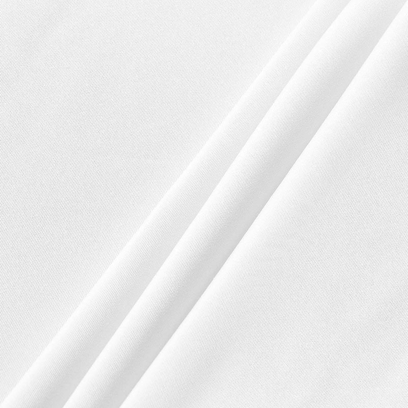 Lofaris White 290 GSM Waterproof Polyester Round Tablecloth