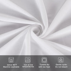 Lofaris White Fitted Spandex Rectangle Banquet Table Cover