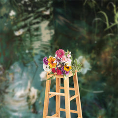 Lofaris White Flower Pond Dimple Spring Photo Booth Backdrop