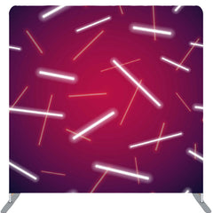 Lofaris White Glow Sticks Dim Red Backdrop Party Cover