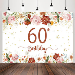 Lofaris White Pink Flowering Shrubs 60th Birthday Backdrop