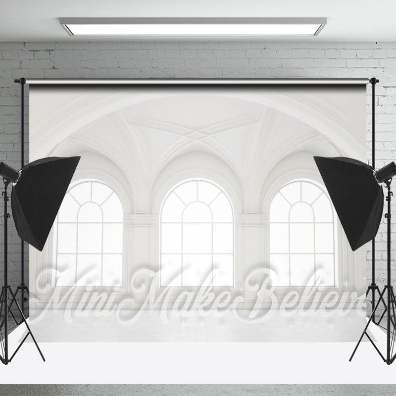 Lofaris White Wall Morden Window Backdrop For Photograph