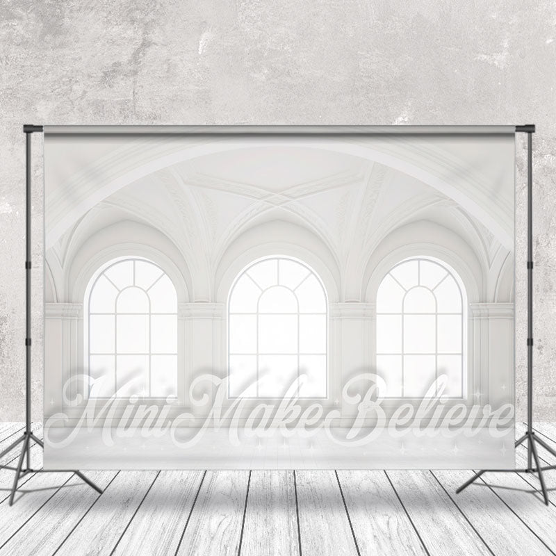 Lofaris White Wall Morden Window Backdrop For Photograph