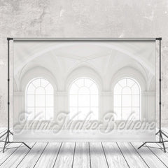 Lofaris White Wall Morden Window Backdrop For Photograph