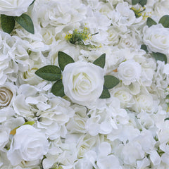 Lofaris White Wedding Decor Artificial Flower Wall Panels