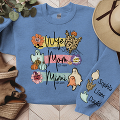 Lofaris Wife Mom Mimi Est Pumpkins Leopard And Kids LTP01