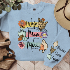 Lofaris Wife Mom Mimi Est Pumpkins Leopard And Kids LTP01