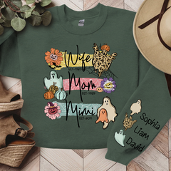 Lofaris Wife Mom Mimi Est Pumpkins Leopard And Kids LTP01
