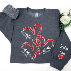 Lofaris Wife Mom Nana Heart Gift For Christmas CTH01 Sweatshirt