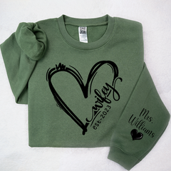 Lofaris Customized Wifey Est Sweatshirt Engagement Bridal Shower Gift for Bride Personalized New Wife LTP01