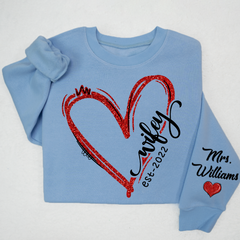 Lofaris Heart Glitter Merry Wifey Est And Custom Names LTP01
