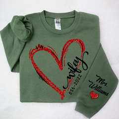 Lofaris Heart Glitter Merry Wifey Est And Custom Names LTP01