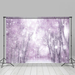 Lofaris Winter Nature Landscape Christmas Snowflake Backdrop