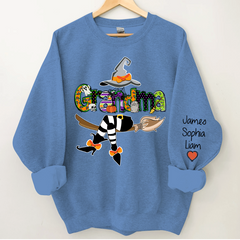 Lofaris Grandma Witch Grandkids Sweatshirt