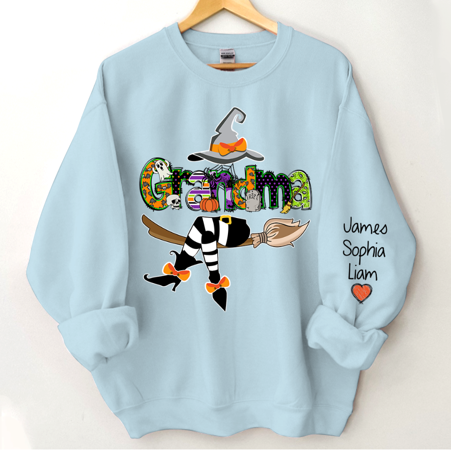 Lofaris Grandma Witch Grandkids Sweatshirt