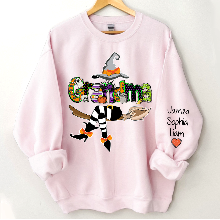 Lofaris Grandma Witch Grandkids Sweatshirt