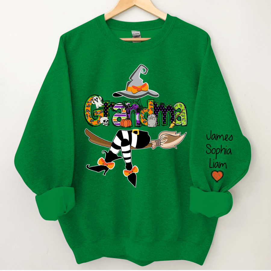 Lofaris Grandma Witch Grandkids Sweatshirt