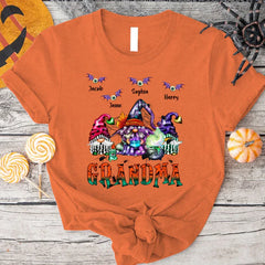 Lofaris Witch Gnomes Halloween Grandma And Kids T - Shirt