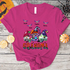 Lofaris Witch Gnomes Halloween Grandma And Kids T - Shirt
