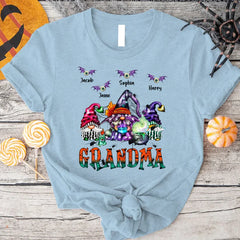 Lofaris Witch Gnomes Halloween Grandma And Kids T - Shirt