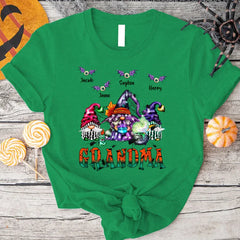 Lofaris Witch Gnomes Halloween Grandma And Kids T - Shirt
