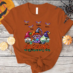 Lofaris Witch Gnomes Halloween Grandma And Kids T - Shirt