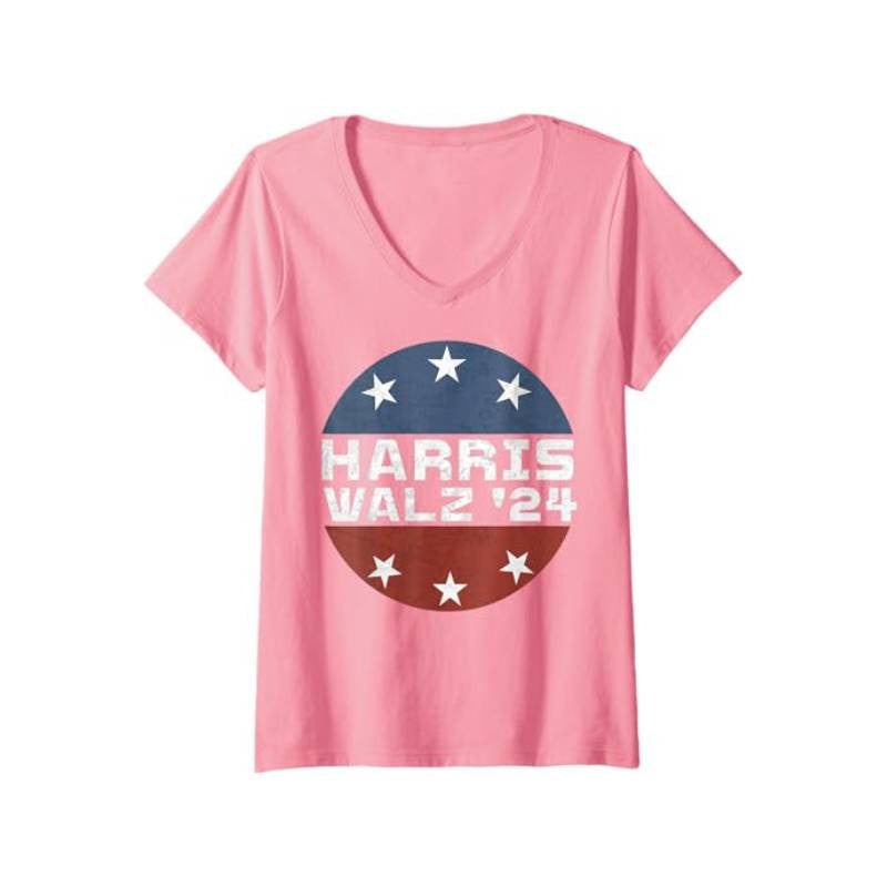 Lofaris Womens Harris Walz 2024 Campaign For President Tee