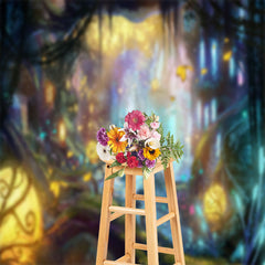 Lofaris Wonderland Butterflies Bridge Eggs Photo Backdrop
