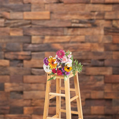 Lofaris Wood Brick Wall Texture Backdrop For Photography