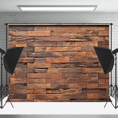 Lofaris Wood Brick Wall Texture Backdrop For Photography